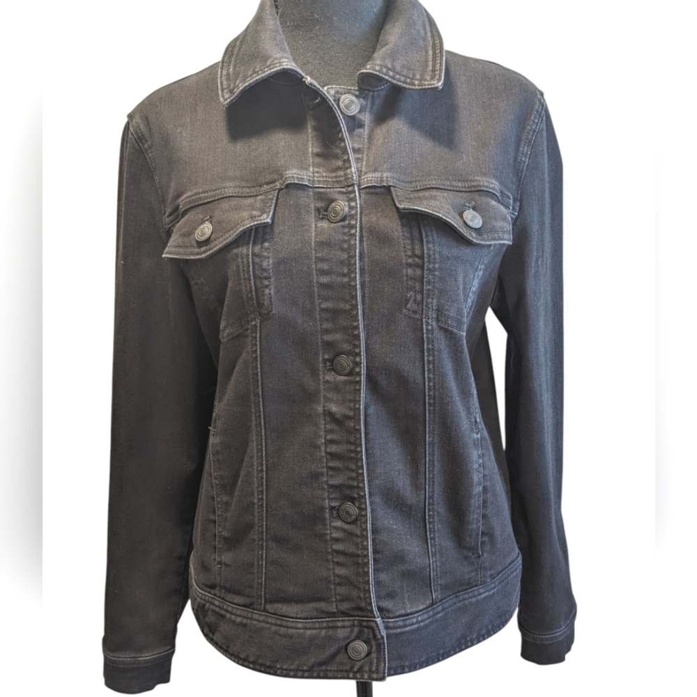 Tommy Bahama Women's Dark Denim Jacket Size Small